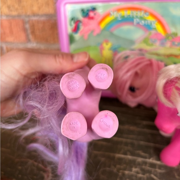 Vintage My Little Pony G1 Lot of 3 Ponies, Lunchbox 1980s - Picture 6 of 16